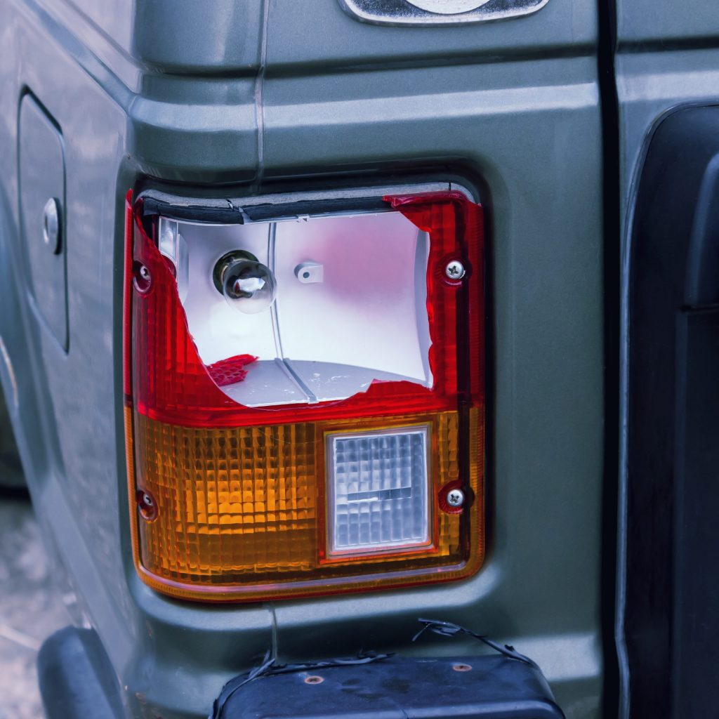 Broken Tail Light