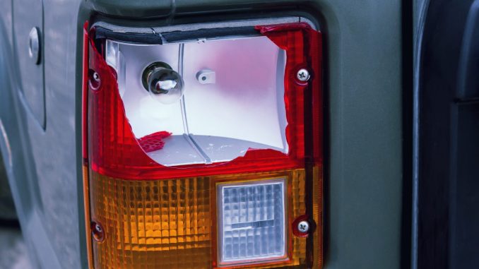 Broken Tail Light