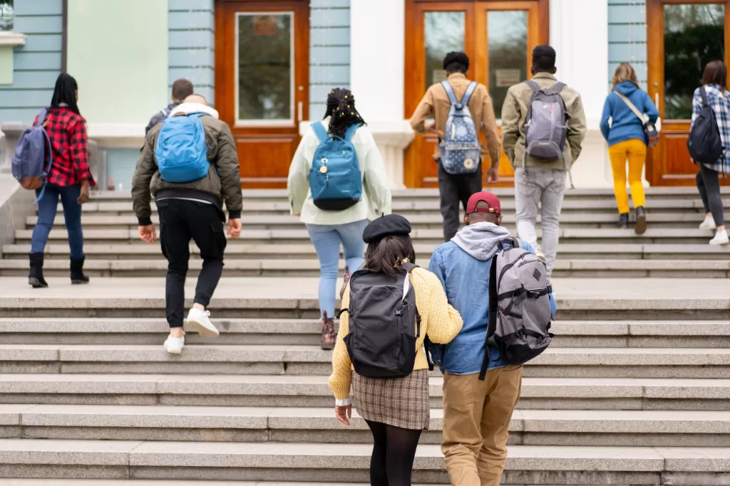 Students entering univeresity