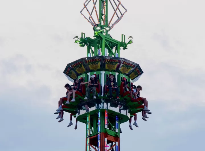 (Photo Courtesy of Newton Shows) The Super Shot will be one of the rides provided by Newton Shows.