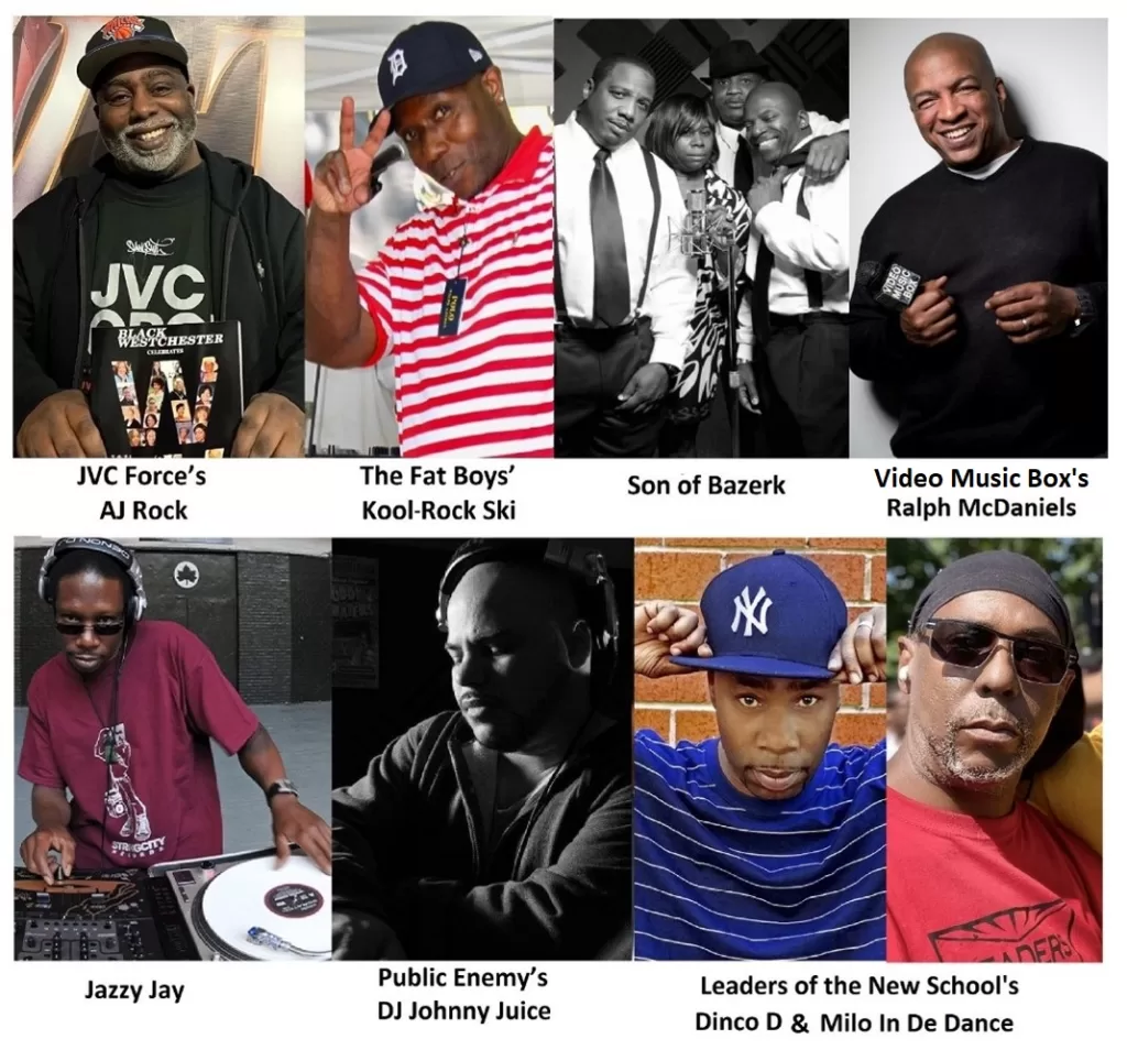 (Photo Courtesy of LIMEHOF) This photo is the scheduled lineup for the 50th anniversary of
hip-hop concert and panel discussion at the Long Island Music & Entertainment Hall of Fame on
June 11.
