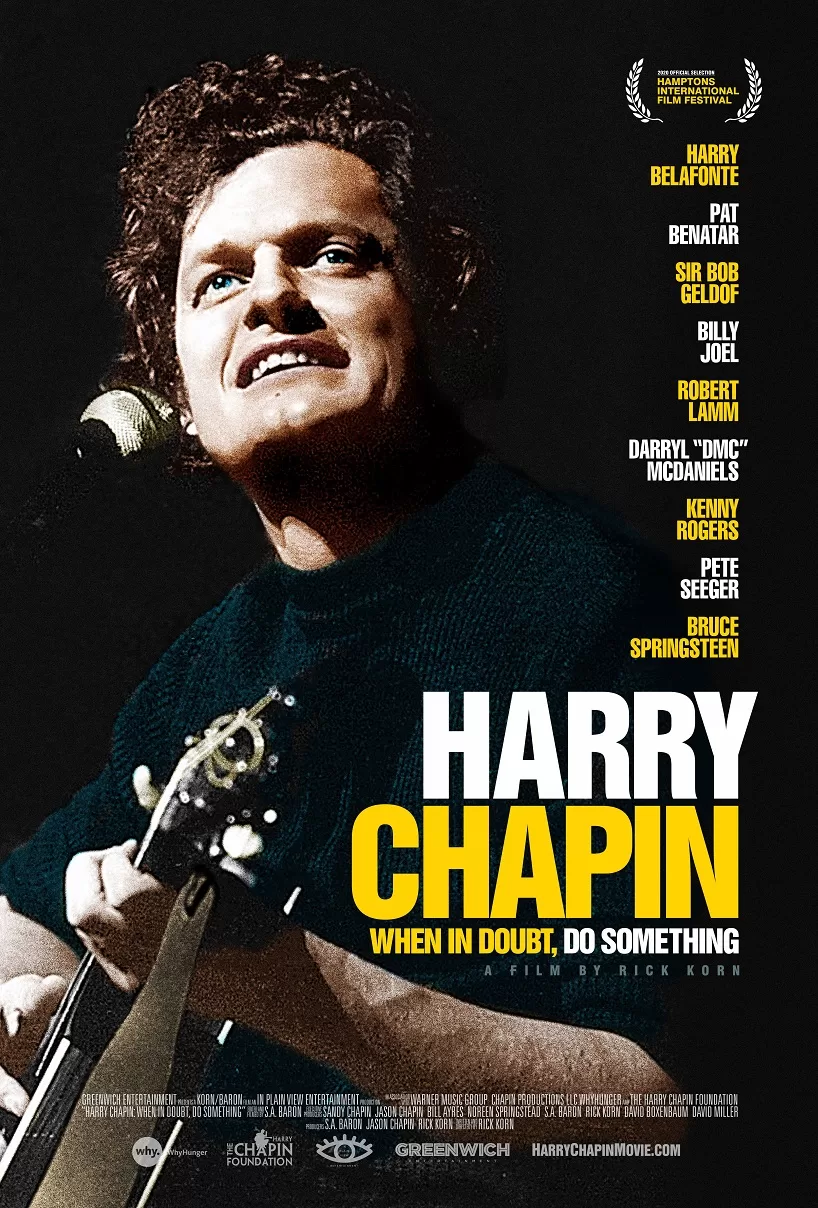 (Photo Courtesy of LIMEHOF) The Long Island Music & Entertainment Hall of Fame will screen the documentary "Harry Chapin: When in Doubt, Do Something" on May 6.