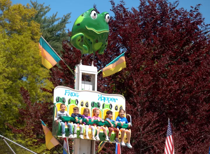 (Photo Courtesy of Newton Shows) The Frog Hopper is one of the rides that will be at the 40th Annual Queens County Fair.