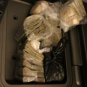 (Photo: SCPD) Suffolk County police recovered over $305,000 in cash, more than a kilogram of cocaine and a large amount of fentanyl.