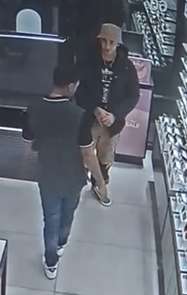 (Photo Courtesy of SCPD) These two people were seen stealing sunglasses from Tanger Outlets in Deer Park.