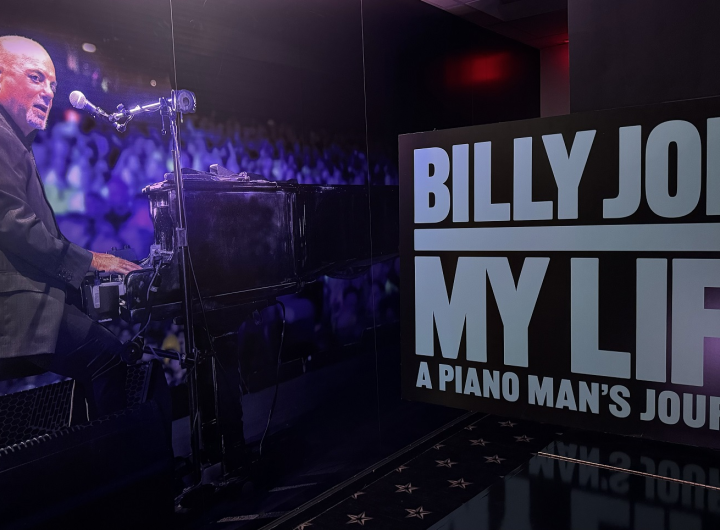 (Photo: LIMEHOF) The Billy Joel exhibit is currently being presented at the Long Island Music & Entertainment Hall of Fame.