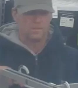 (Photo Courtesy of SCPD) This person was caught on camera stealing merchandise from a Target store in Sayville last month.