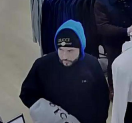 (Photo Courtesy of SCPD) This person is wanted for stealing more than $1,300 in clothing from a store in Deer Park.