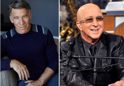 (Photos Courtesy of LIMEHOF) Steven Schwartz (left), a Broadway composer and Williston Park resident, will be inducted into the Long Island Music & Entertainment Hall of Fame on March 23. Paul Shaffer (right), band leader for Saturday Night Live and Late Night with David Letterman, will induct Schwartz that night.