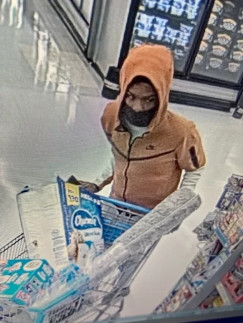 (Photo Courtesy of SCPD) This person is wanted for stealing a credit card from an East Northport store and made illegal purchases at a store on Old Westbury.