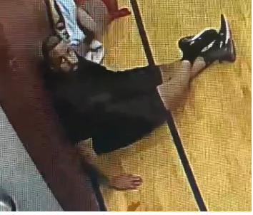 (Photo Courtesy of SCPD) This person is wanted for stealing a cell phone from the basketball court of an LA Fitness in Lake Grove.