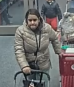 (Photo Courtesy of SCPD) This woman is wanted for stealing over $300 in jewelry from a Target store in Medford.