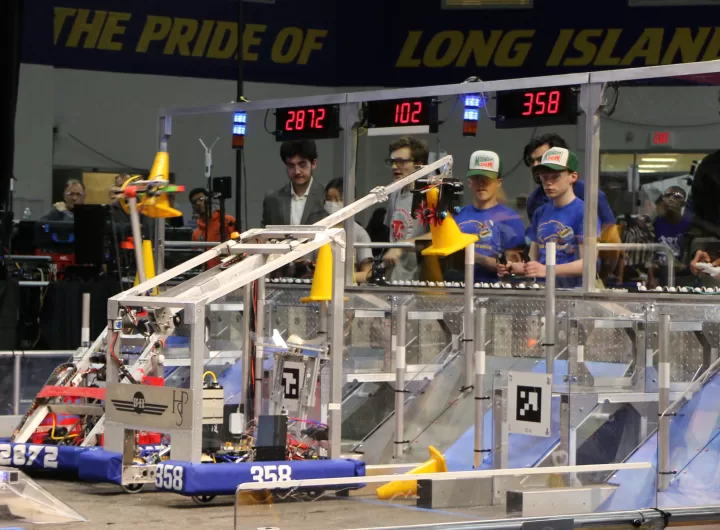 (Photo: FIRST Long Island) For the 25th year in a row, FIRST Long Island is presenting its FIRST Robotics Competition Long Island Regional.