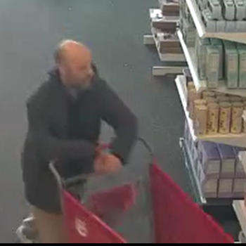(Photo Courtesy of SCPD) This man is wanted for stealing kitchenware from a Target store in Selden.