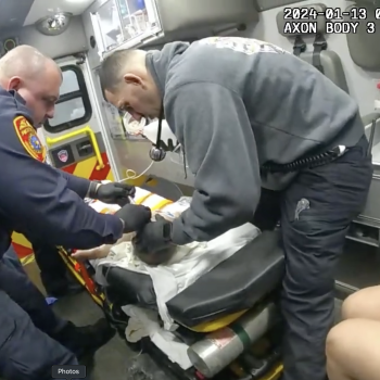 (Screenshot: Hank Russell. Video Courtesy of the Suffolk DA's Office) Body camera footage shows a Suffolk County police officer and a Ronkonkoma Fire Department EMT attempting to revive an 11-month-old who nearly died of a fentanyl overdose. The father and Robert Mauro, who sold the father the drugs, were indicted on April 29.