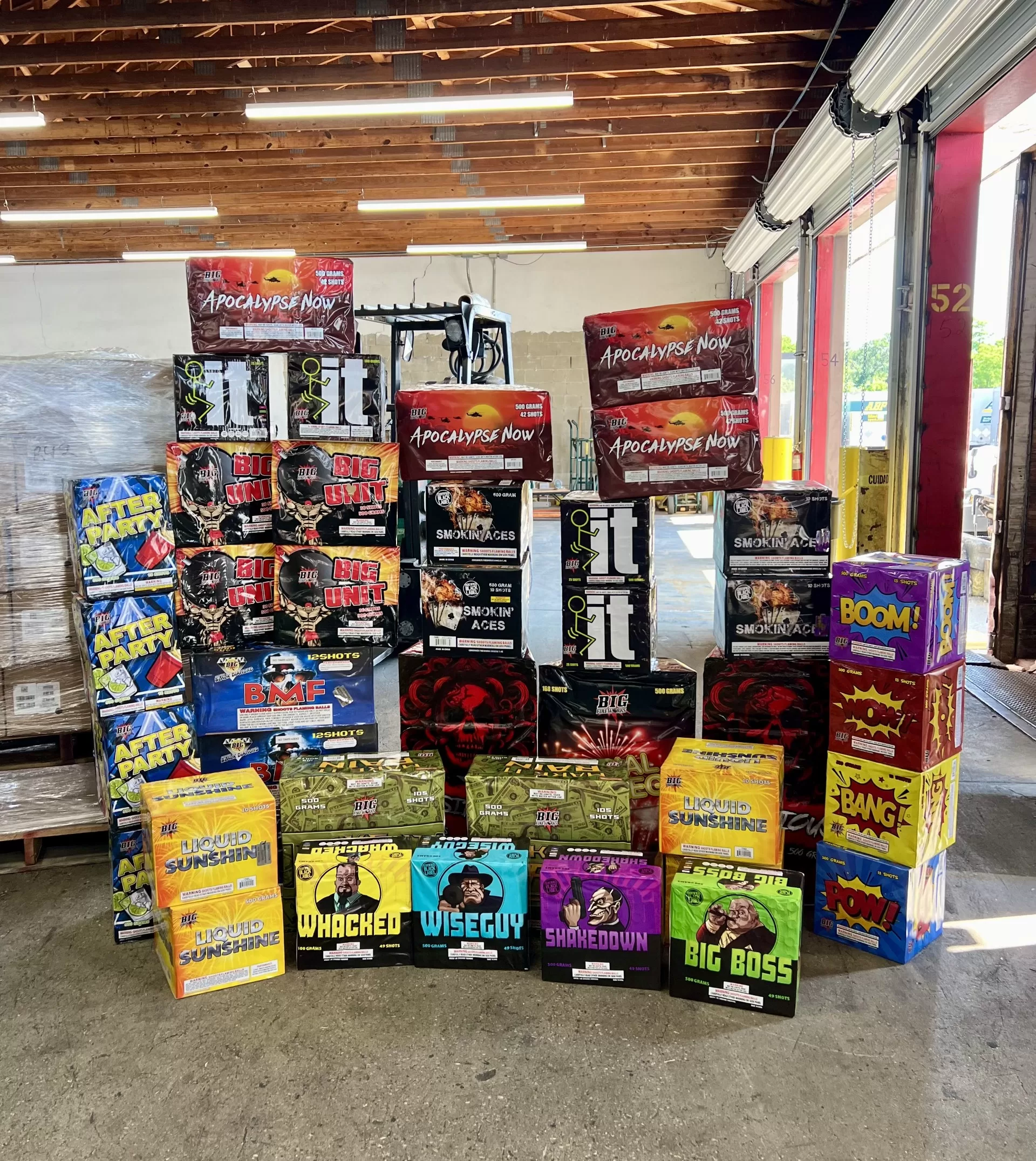 Police Seize 13 Boxes of Illegal Fireworks from Bay Shore Warehouse