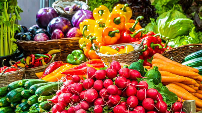 vegetable at a farmers market