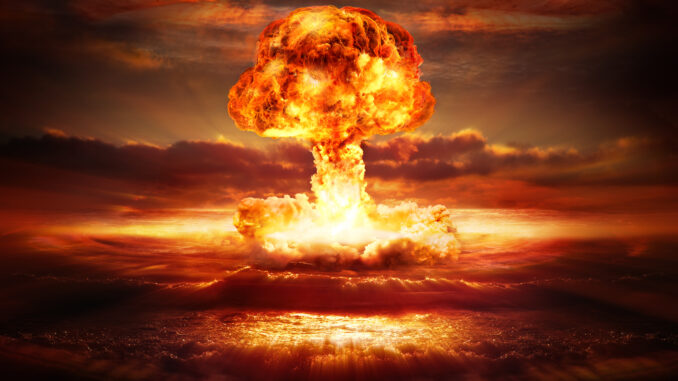 explosion nuclear bomb in ocean